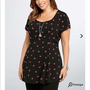 Torrid Fox Print Challis Tunic
